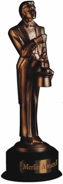 Merlin Award Statue