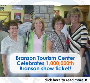 Branson Tourism Center celebrates one-millionth Branson show ticket!