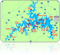 Table Rock Lake Map