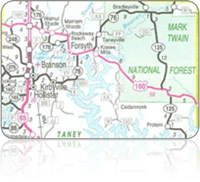 Taney County Map