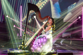 Catherine Haygood illuminates on the harp