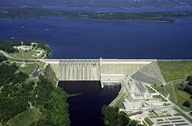 Table Rock Dam Aerial