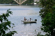 Boat Fishing on Lake Taneycomo