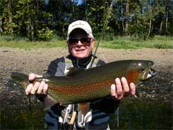 One of severalbeautiful Lake Taneycomo Rainbow caught by Bruce Omans