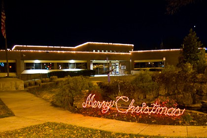 Merry Christmas Branson City Hall Overview