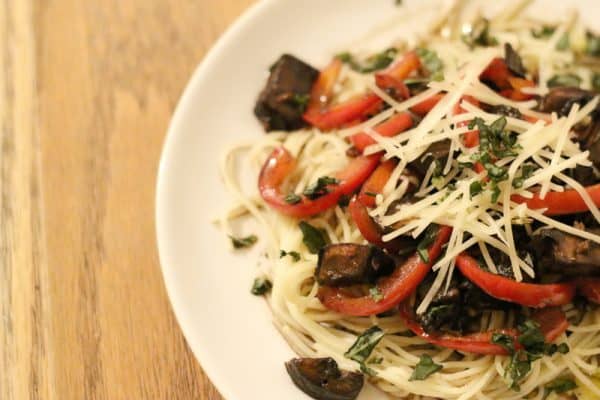 Meaty Portabella Pasta