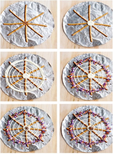 Pretzel Spider Webs