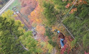 Zip line in Branson