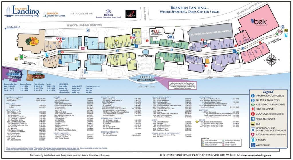 Branson Landing Map