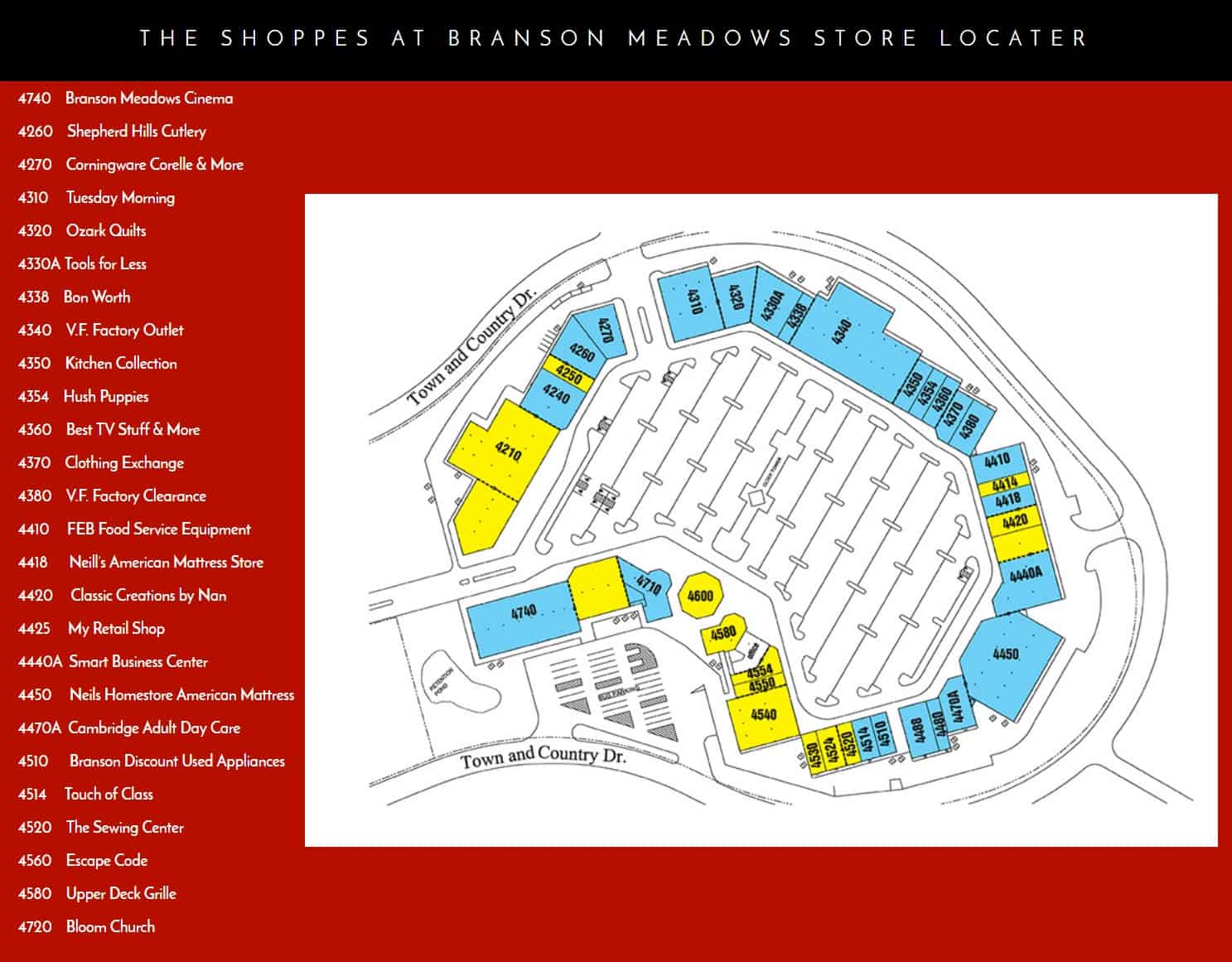 Branson Shopping Options - Branson, MO