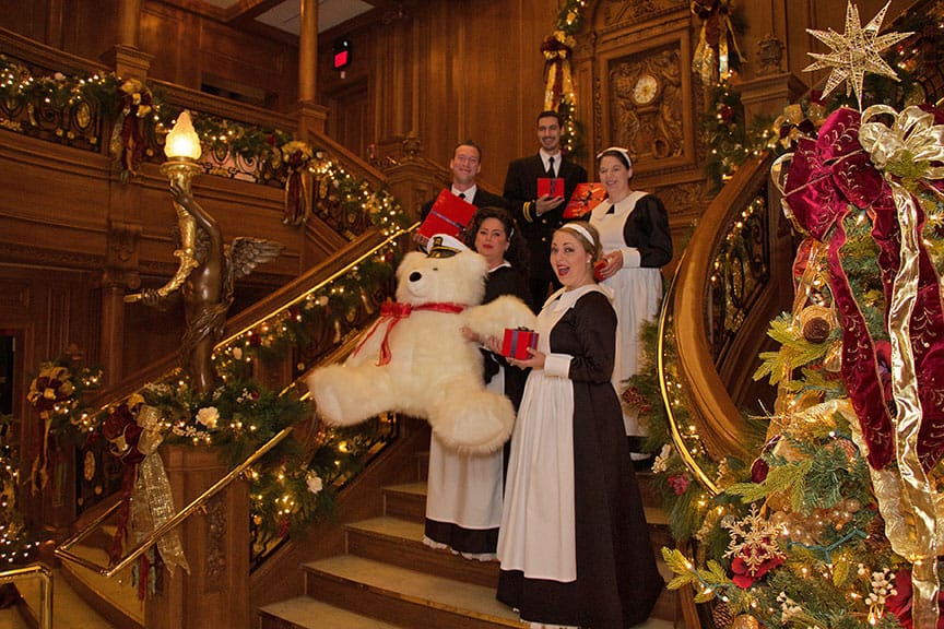 Glamorous Grand Staircase at Titanic Museum Attraction!