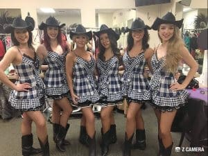 "Backstage beauties!"