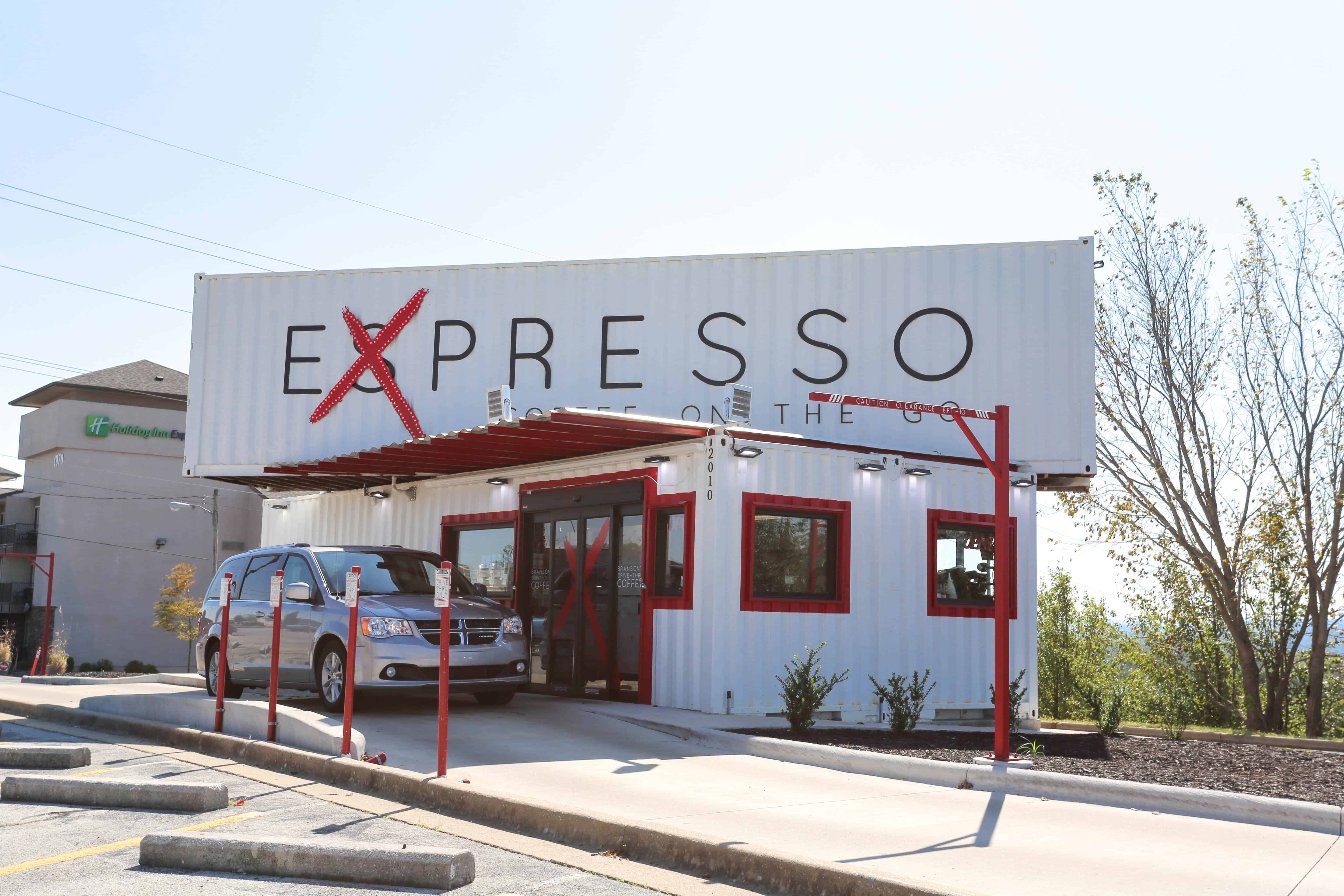 Expresso coffee storefront