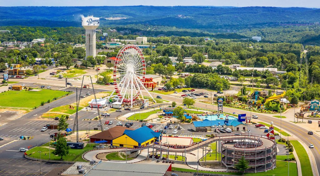 Branson Strip with Ferris Wheel and Go-Kart Tracks