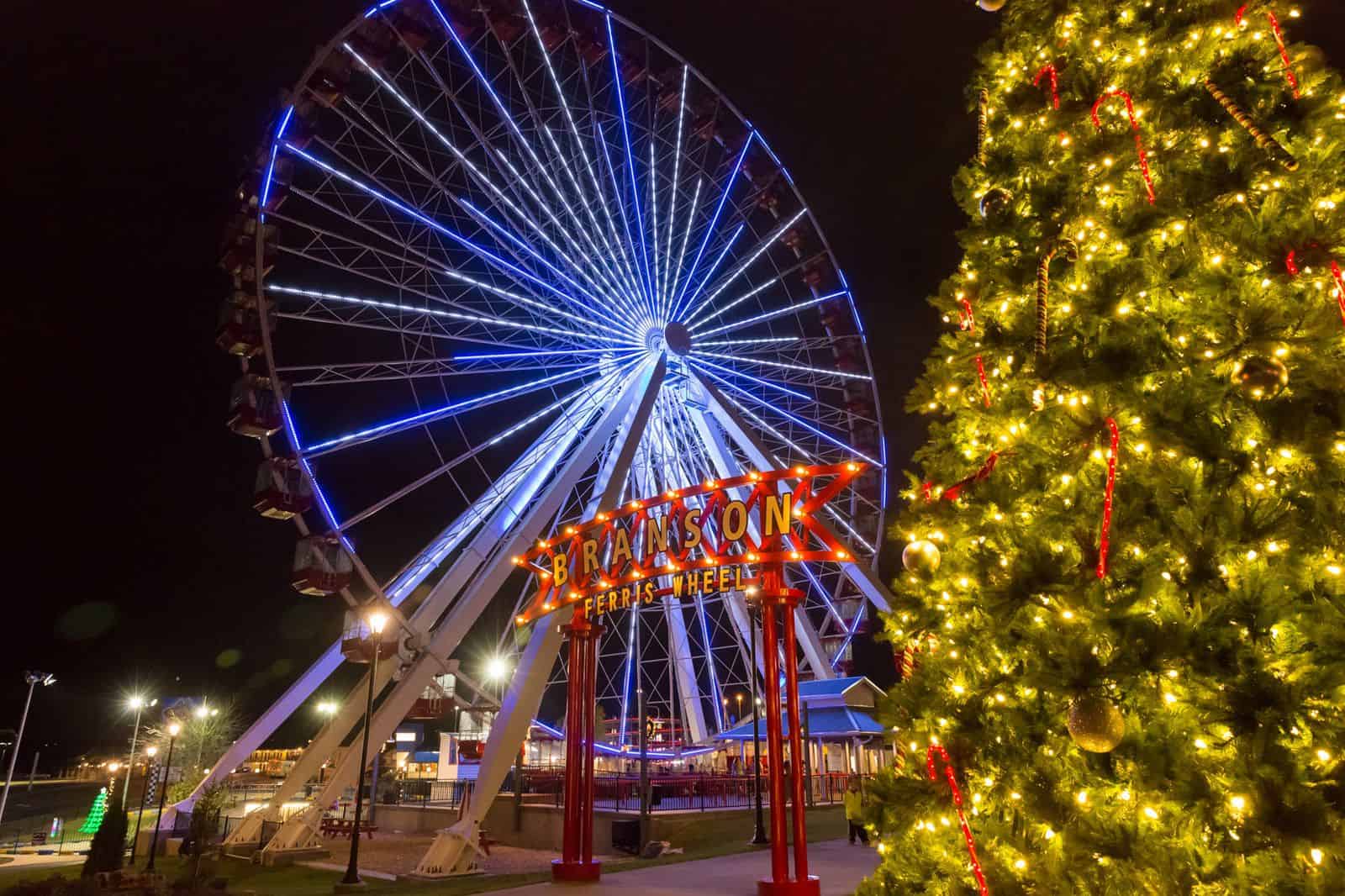 Branson Christmas ferris whee