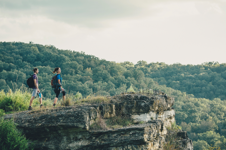 hiking in Branson