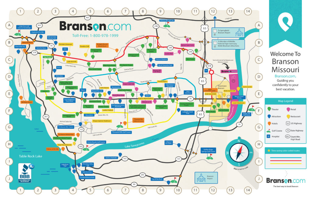 Branson Counter Map