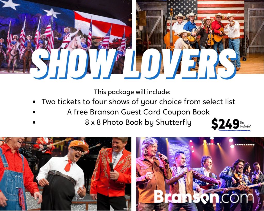 Branson.com Show lovers Vacation package