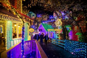 Silver Dollar CIty Christmas Lights in Branson