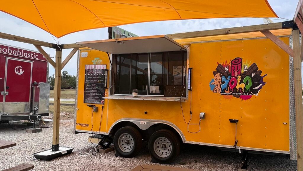 food trucks in Branson rolled ice cream
